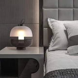 Modern Table Lamp  Mesh Metal and Frosted Glass Design - Product detail 6