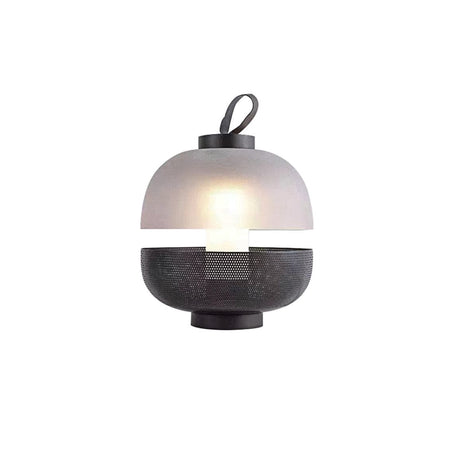 Modern Table Lamp  Mesh Metal and Frosted Glass Design - Product detail 18