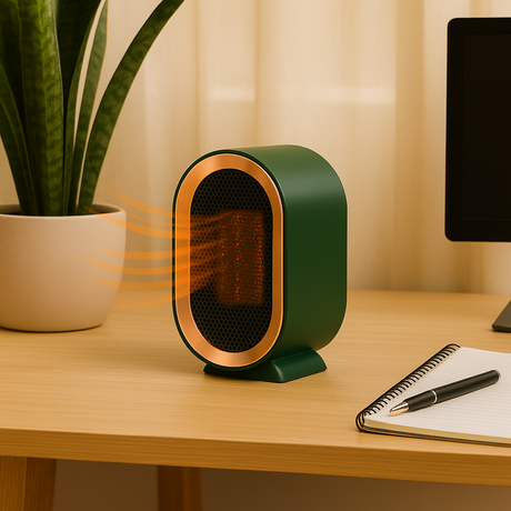 Compact Ceramic Space Heater  Portable Desktop Design with Safety Features - Product detail 10