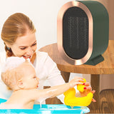 Portable Ceramic Space Heater  Compact Desktop Electric Heater - Detailed view