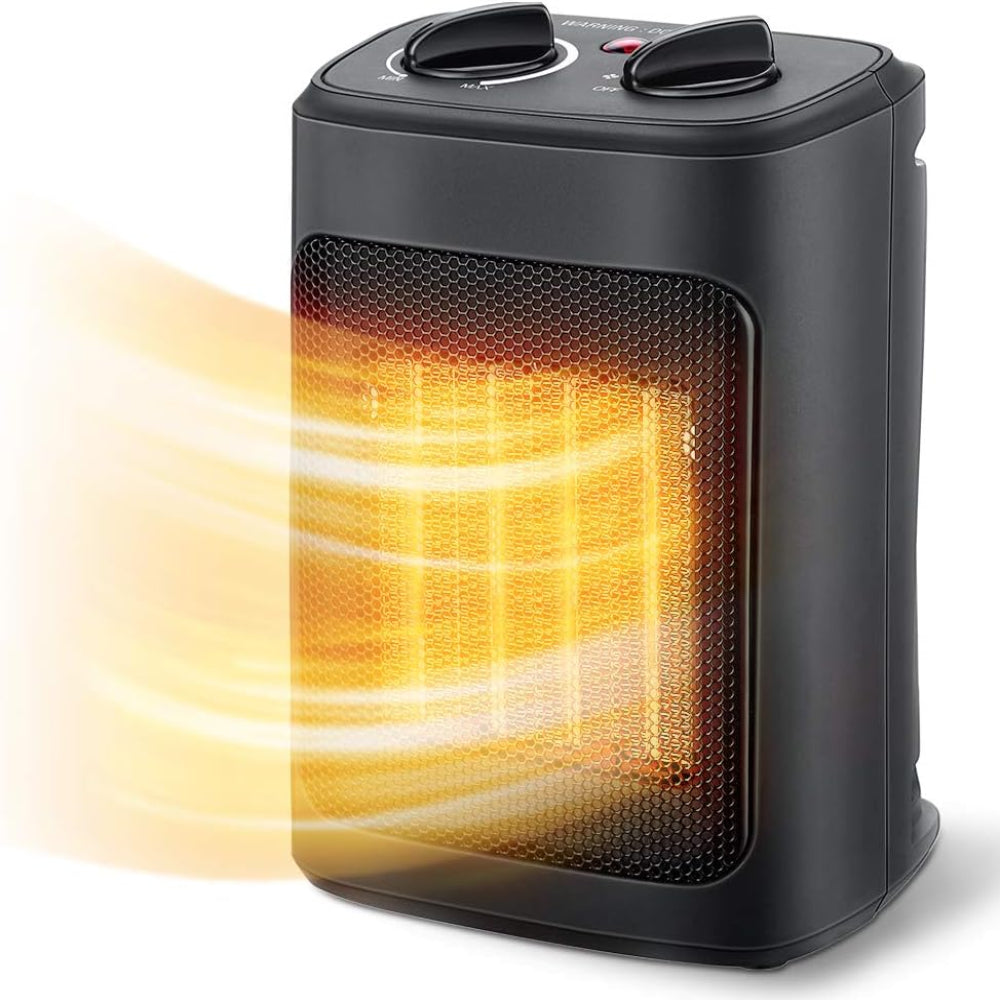 Portable Electric Space Heater  PTC Ceramic with Adjustable Thermostat - Detailed view