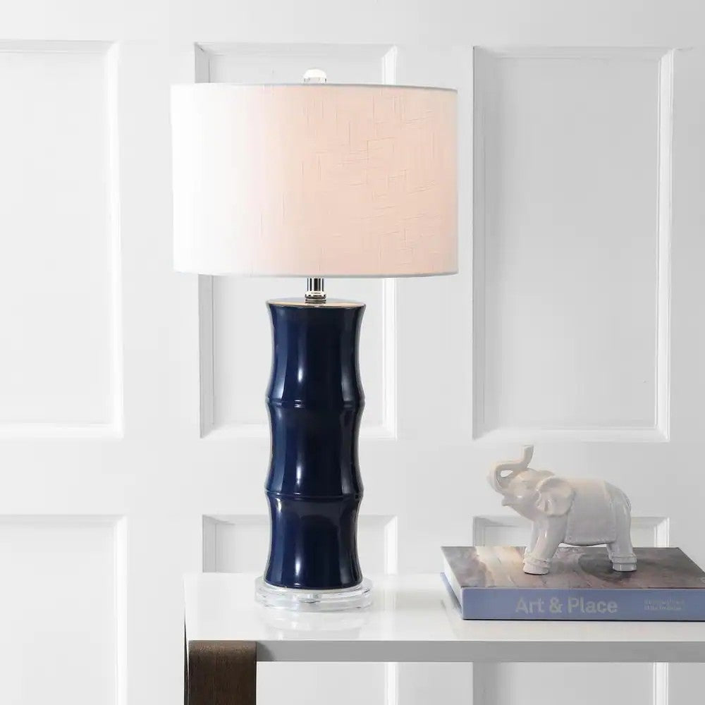 Ceramic Table Lamp  Navy Bamboo Design Base - Product detail 9