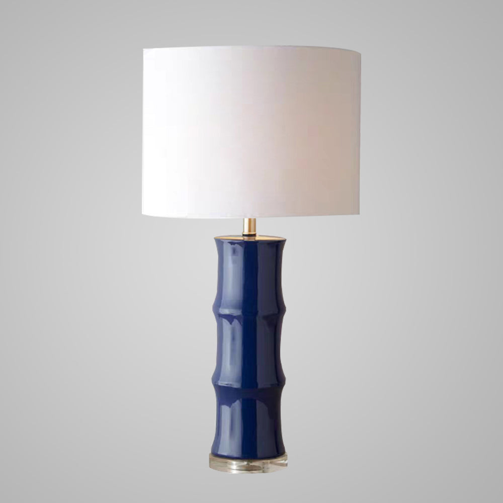 Ceramic Table Lamp  Navy Bamboo Design Base - Product detail 10
