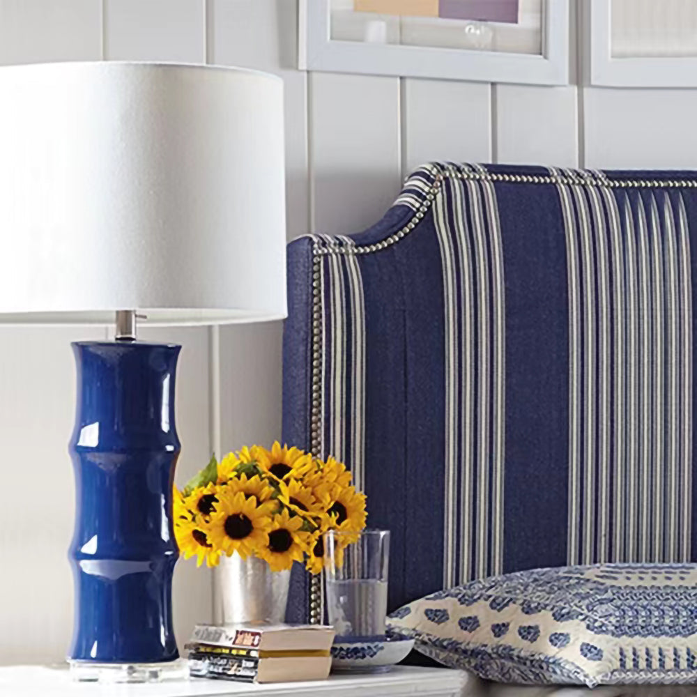 Ceramic Table Lamp  Navy Bamboo Design Base - Product detail 12