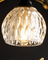 Modern Bird Ceiling Light  Brass Frame Glass Shade - Product detail 13