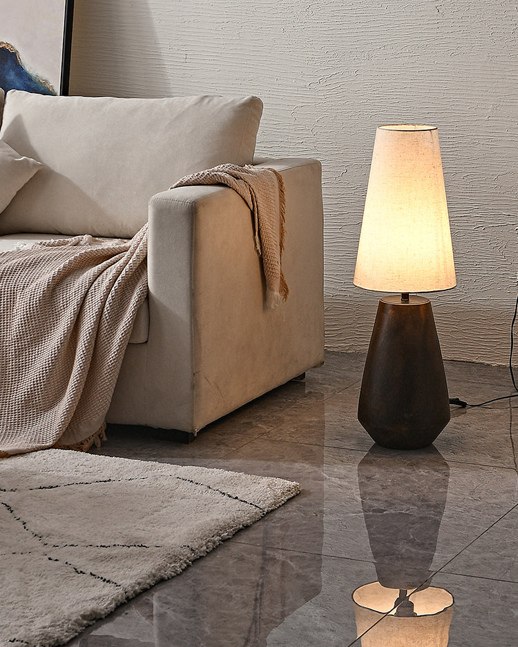 Ceramic Table Lamp  Tapered Base With Fabric Shade - Product detail 7