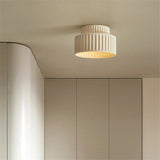 Ceramic Ceiling Light  Fluted White Minimalist Design - Product detail 5