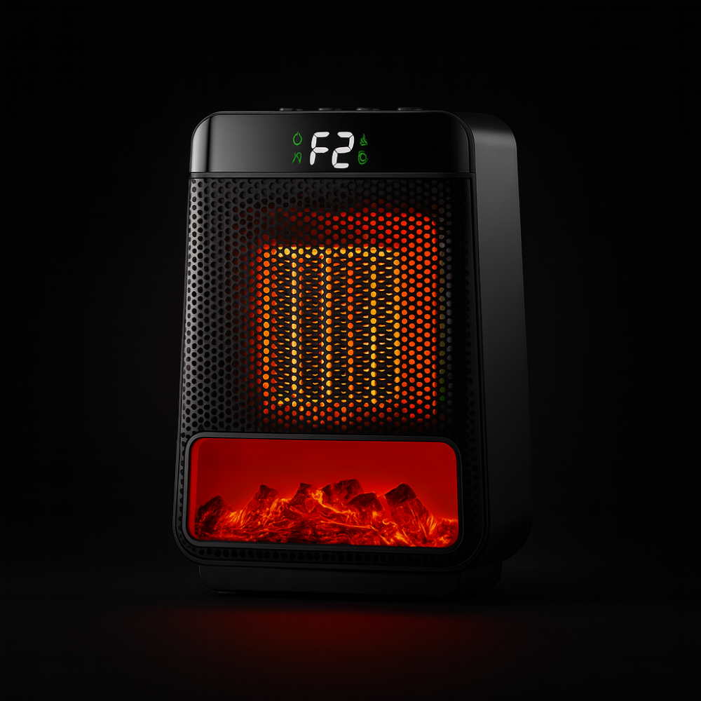 Electric Space Heater  Portable Ceramic Heating with Adjustable Thermostat - Product example