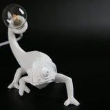 Chameleon Table Lamp  White Resin Animal Design - Product detail 29