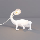 Chameleon Table Lamp  White Resin Animal Design - Product detail 30