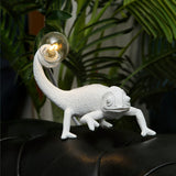 Chameleon Table Lamp  White Resin Animal Design - Product detail 9