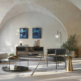 Modern Table Lamp  Frosted Glass Dome With Marble Base - Product detail 12