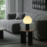 Modern Table Lamp  Frosted Glass Dome With Marble Base - Product detail 4