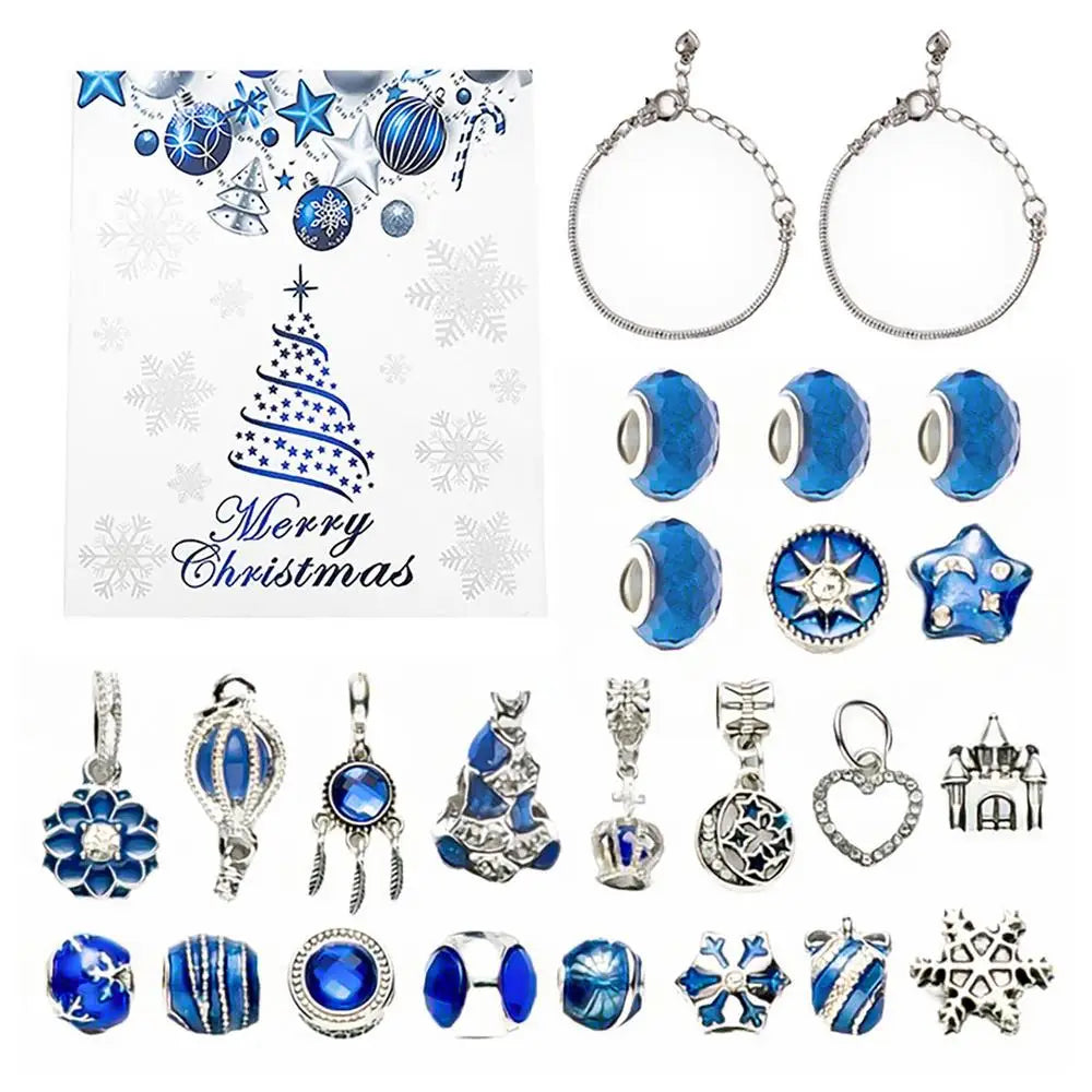 Christmas Jewelry Advent Calendar  22-Piece DIY Charm Set - Product detail 13
