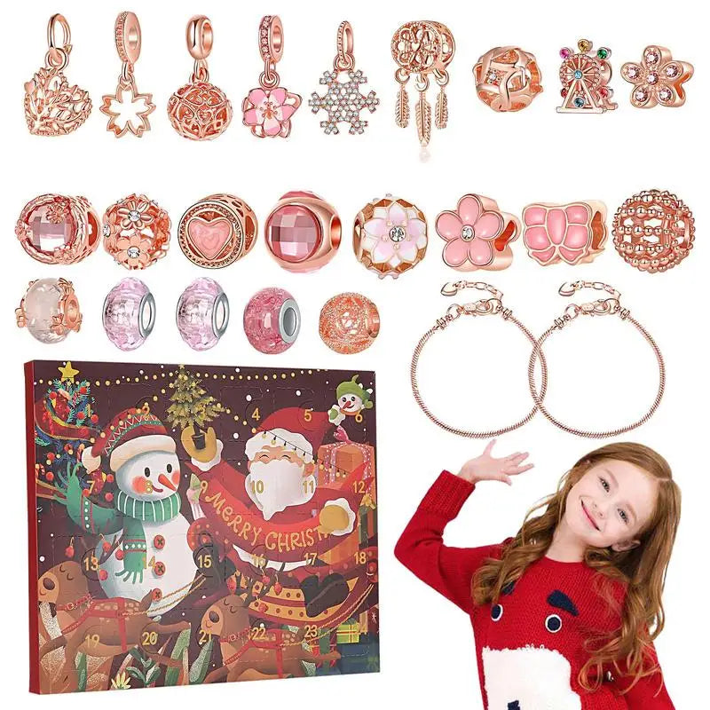 Christmas Jewelry Advent Calendar  22-Piece DIY Charm Set - Product detail 6