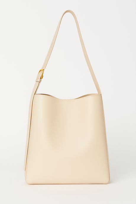 Vegan Leather Shoulder Bag  Forest Green Classic Design - Product detail 8