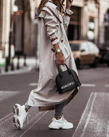 Urban Trench Coat  Lightweight Waterproof Longline Design - Product detail 5