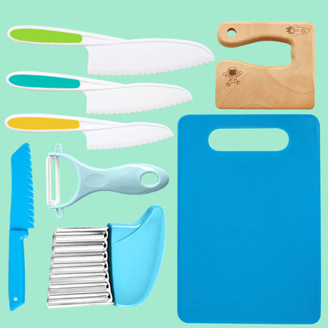 Kids Kitchen Tools Set  Child-Safe Cooking Utensils With BPA-Free Design - Product example
