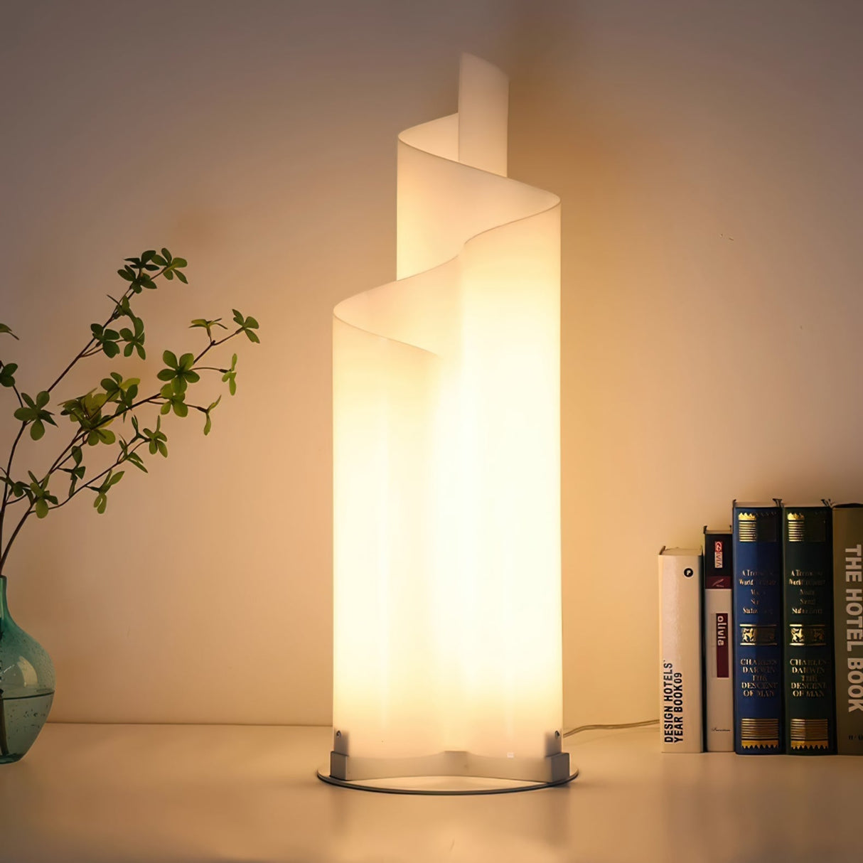 Modern LED Table Lamp  Minimalist Spiral Design - Product detail 6
