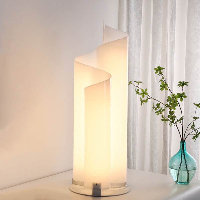 Modern LED Table Lamp  Minimalist Spiral Design - Product example