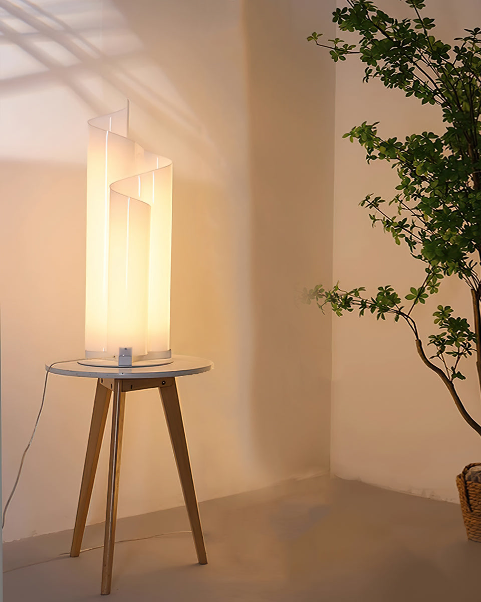 Modern LED Table Lamp  Minimalist Spiral Design - Product detail 9