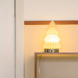 Modern Tree Table Lamp  White Glass Chrome Base Design - Product detail 5