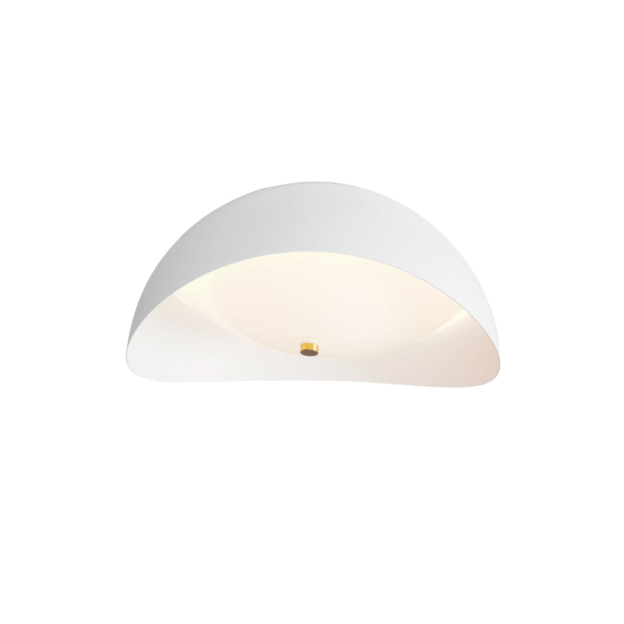 Modern LED Ceiling Light  Curved Black Metal Ring Design - Product detail 7