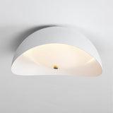 Modern LED Ceiling Light  Curved Black Metal Ring Design - Product detail 4