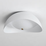 Modern LED Ceiling Light  Curved Black Metal Ring Design - Product detail 6
