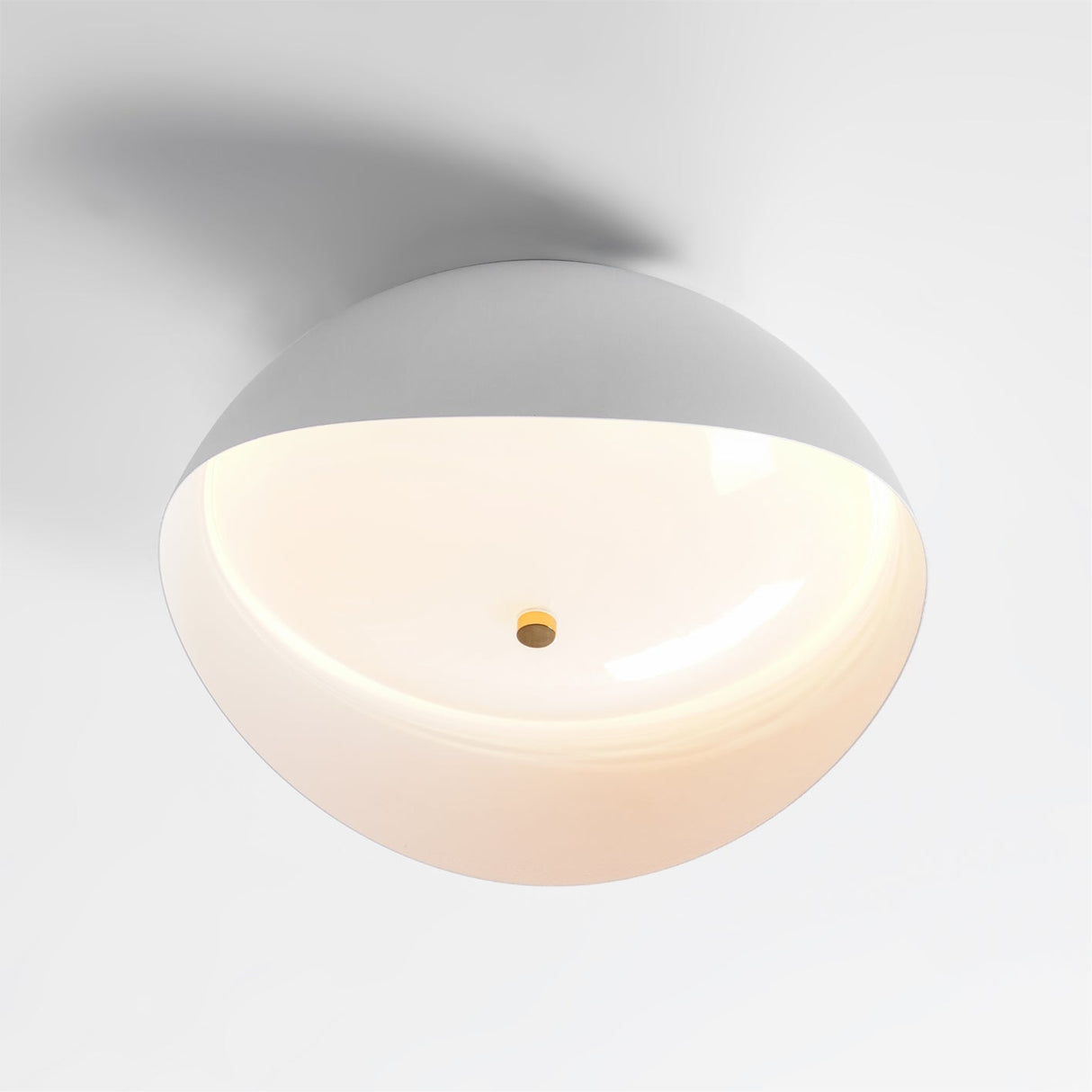 Modern LED Ceiling Light  Curved Black Metal Ring Design - Product detail 5