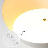 Modern LED Ceiling Light  Curved Black Metal Ring Design - Product detail 12