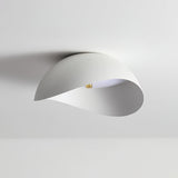Modern LED Ceiling Light  Curved Black Metal Ring Design - Product detail 16