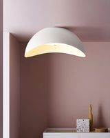 Modern LED Ceiling Light  Curved Black Metal Ring Design - Product detail 8