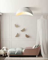 Modern LED Ceiling Light  Curved Black Metal Ring Design - Product detail 11