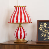 Striped Table Lamp  Red White Circus Design - Product detail 10