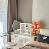 Striped Table Lamp  Red White Circus Design - Product detail 23
