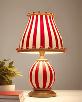 Striped Table Lamp  Red White Circus Design - Product detail 20