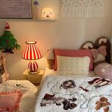 Striped Table Lamp  Red White Circus Design - Product detail 37