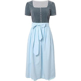 Traditional Dirndl Dress  Cotton Blend With Classic Button Front - Product example