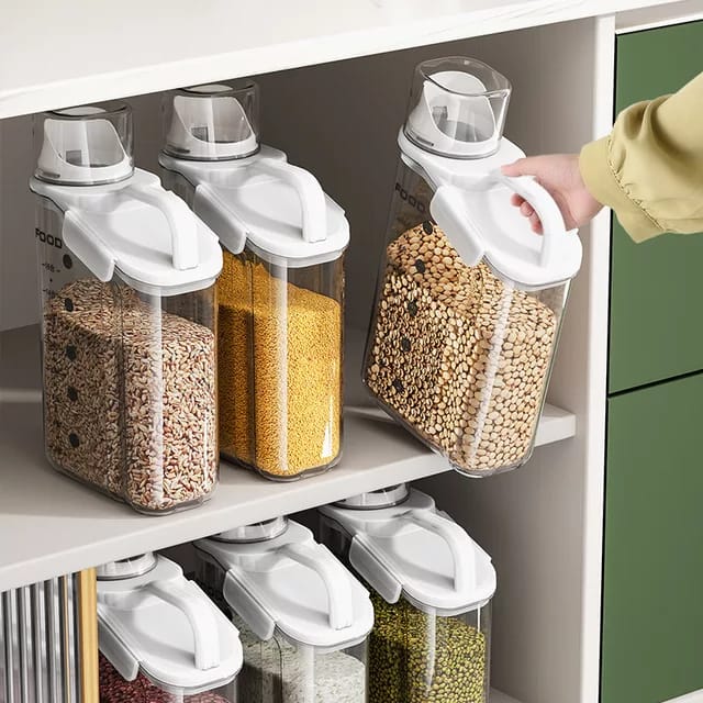 Cereal Storage Container  Clear Acrylic with Pour Spout - Product showcase
