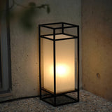 Modern Outdoor Floor Lamp  Black Frame Waterproof Design - Product detail 17