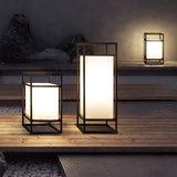 Modern Outdoor Floor Lamp  Black Frame Waterproof Design - Product detail 9