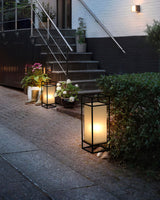 Modern Outdoor Floor Lamp  Black Frame Waterproof Design - Product detail 16