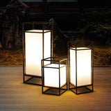 Modern Outdoor Floor Lamp  Black Frame Waterproof Design - Product detail 13