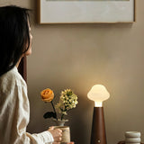 Cloud Table Lamp  Natural Wood Base with LED Light - Product detail 16