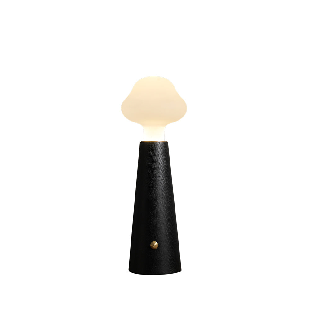 Cloud Table Lamp  Natural Wood Base with LED Light - Product detail 22