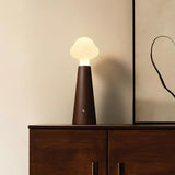 Cloud Table Lamp  Natural Wood Base with LED Light - Product detail 12