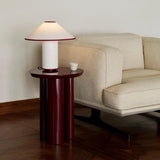 Modern Table Lamp  White Metal With Red Trim - Product detail 24