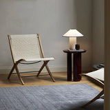Modern Table Lamp  White Metal With Red Trim - Product detail 33