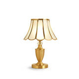 Classic Table Lamp  Gold Stem Glass Shade Design - Product detail 24